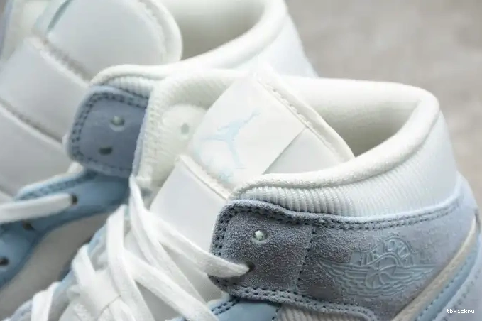 Reps TBkick Blue Mid Textures Air 1 Mixed Jordan DA4666-100 0503
